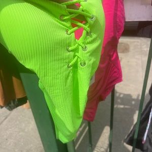 One piece bathing suit